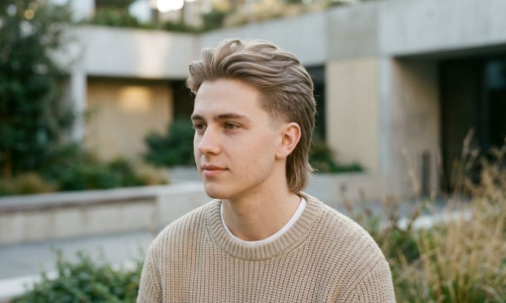 Beige Clean Structure Mullet