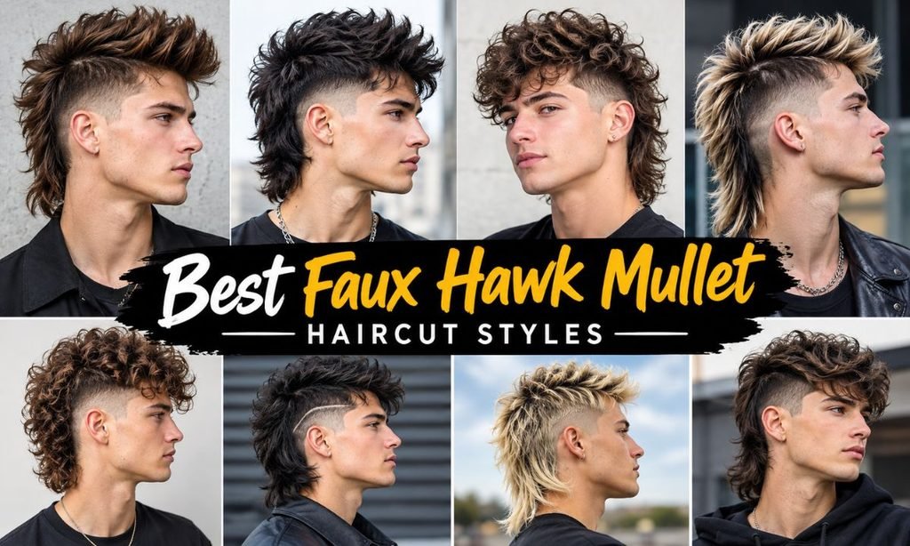 Best Faux Hawk Mullet Haircut Styles