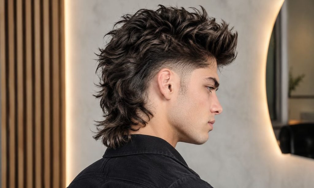 Classic Faux Hawk Mullet