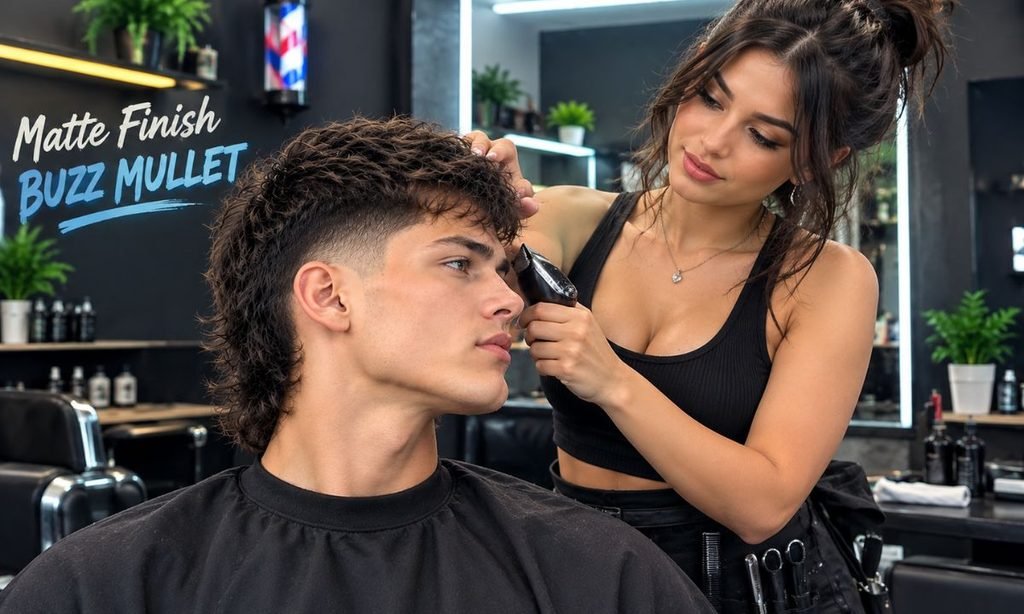 Matte Finish Buzz Mullet