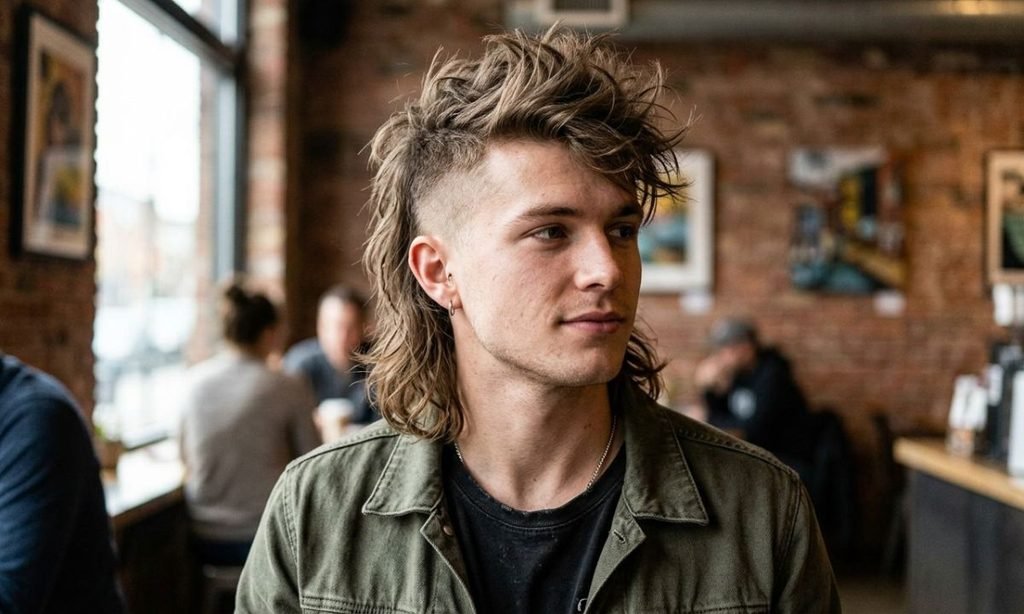Messy Faux Hawk Mullet