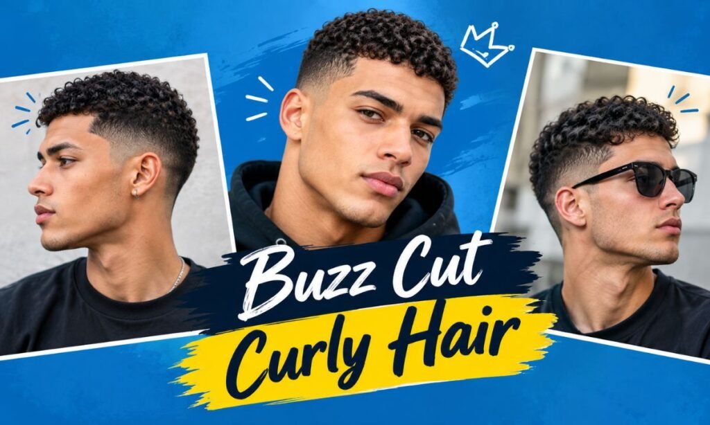 Popular Buzz Cut Curly Hair Styles
