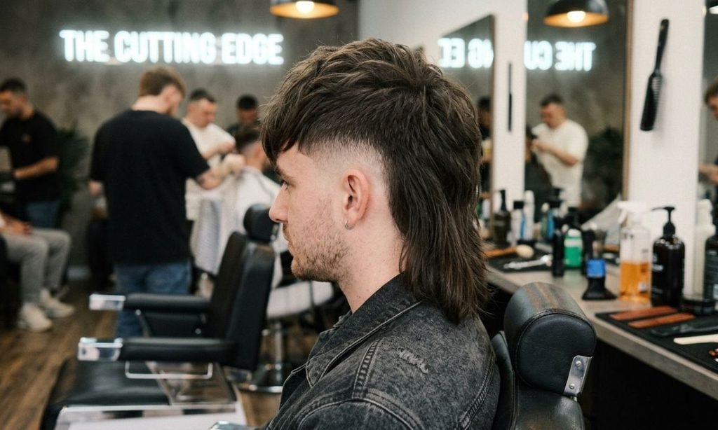 Reverse Mullet Fade
