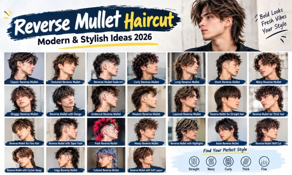 Reverse Mullet Haircut Modern & Stylish Ideas 2026