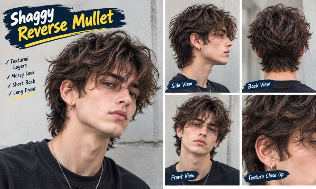 Shaggy Reverse Mullet