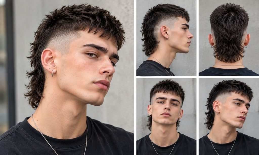 Sharp Contrast Buzz Mullet