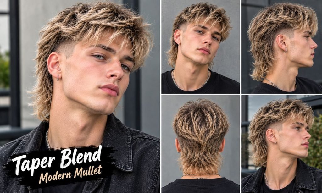 Taper Blend Modern Mullet