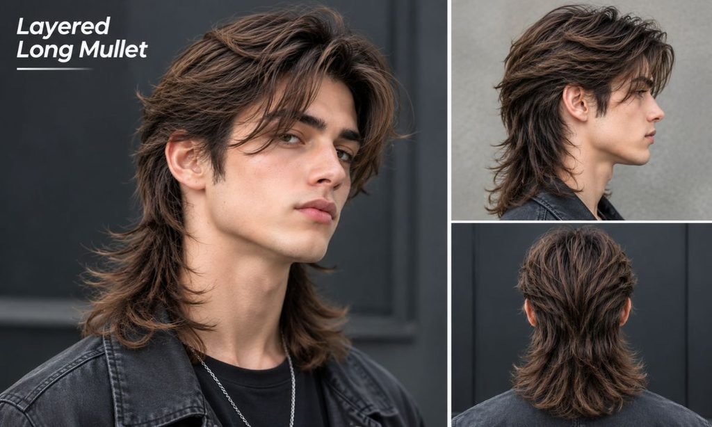 Layered Long Mullet