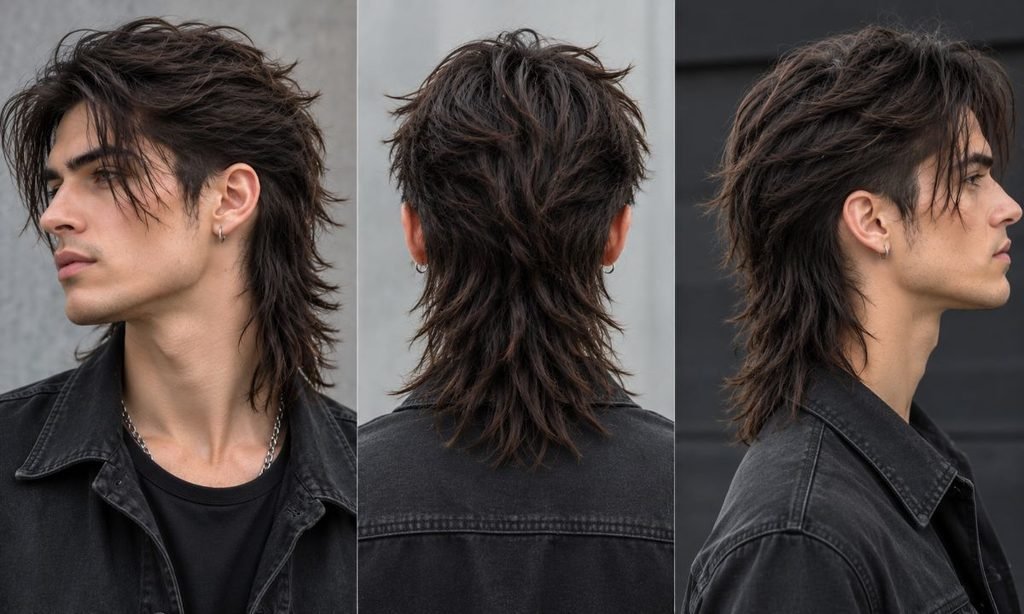 Razor Cut Long Mullet
