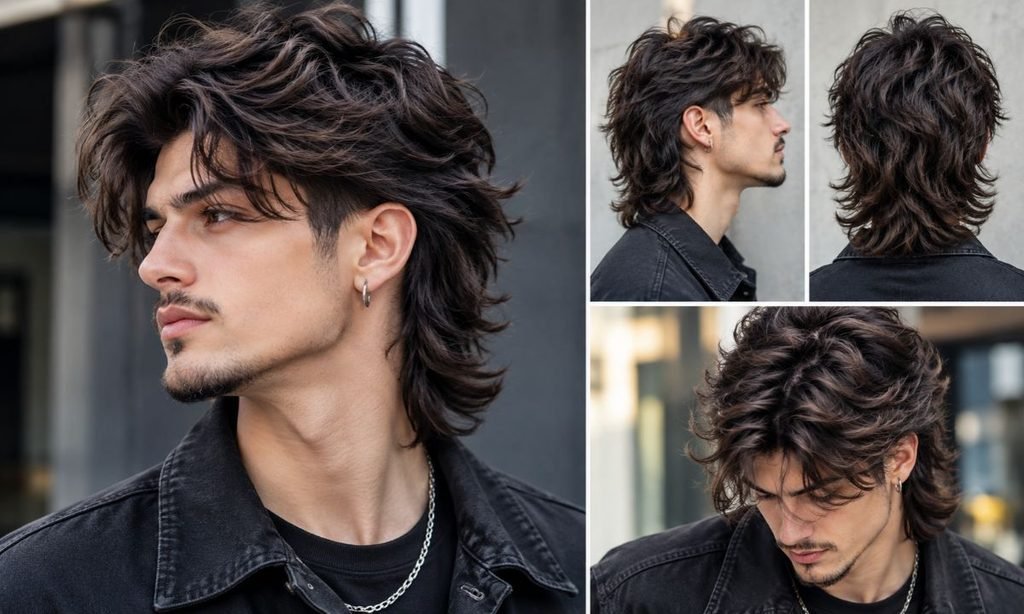 Textured Long Modern Mullet