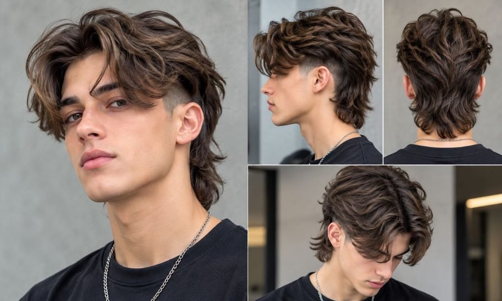 Undercut Curtain Mullet